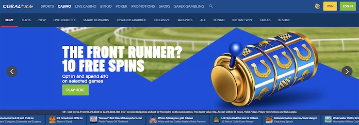 Coral is one of the best live dealer casinos in the UK.
