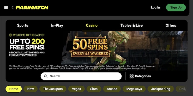 Parimatch is one of the best non UK casinos that accepts British players.