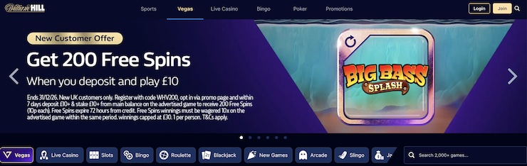 William Hill has live dealer games powered by the top software studios.